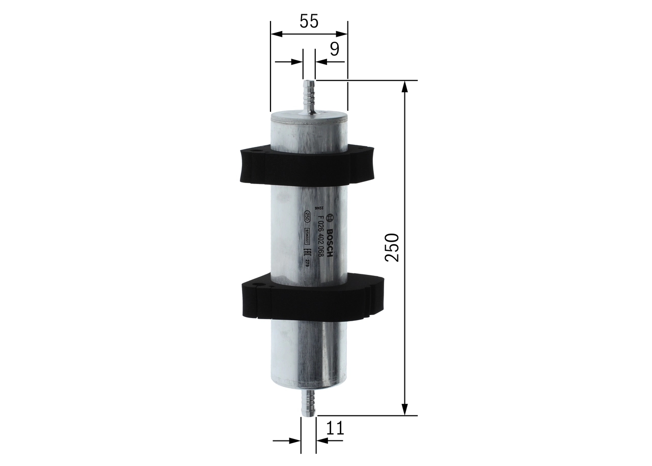 BOSCH F026402068 Фильтр топливный