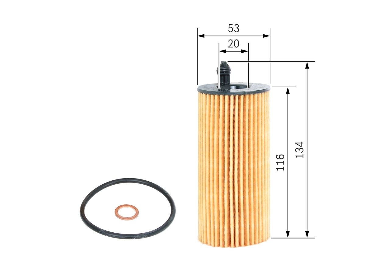 BOSCH F026407205 Фильтр масляный(картридж)