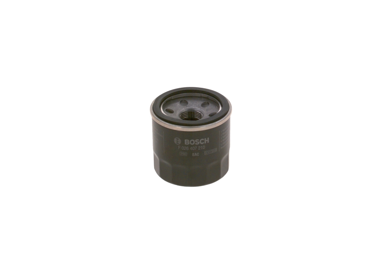BOSCH F026407210 Фильтр масляный HONDA: BEAT 91-96   HYUNDAI: ATOS 98-, ATOS PRIME 99-, GETZ 02-   KIA: AVELLA 95-01, CARENS II 02-, CLARUS 96-, CLARUS универсал 98-, PICANTO 04-
