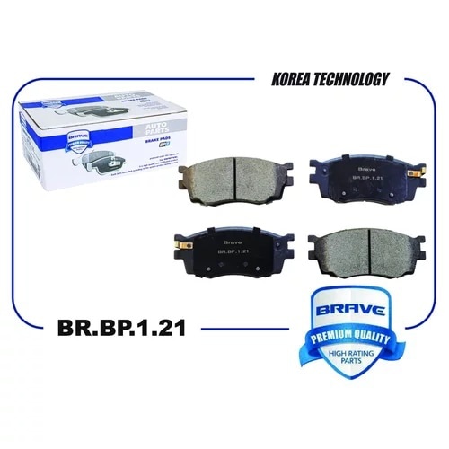 BRAVE BRBP121 Колодка тормозная передняя