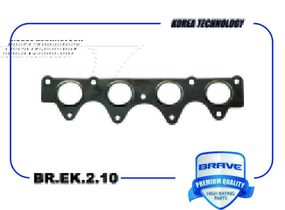 BRAVE BREK210 Прокладка коллектора 28521-2B010 BR.EK.2.10 выпускного HYUNDAI Solaris 10  KIA Rio 11-
