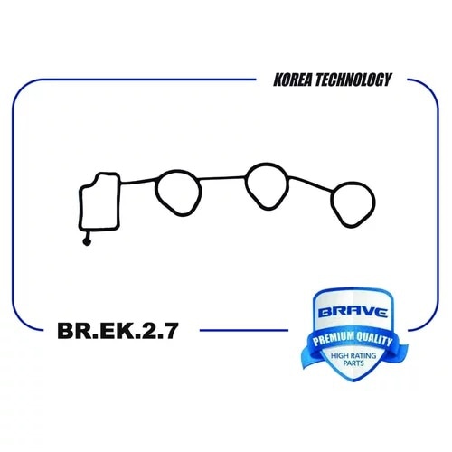 BRAVE BREK27 Прокладка коллектора 96569405 BR.EK.2.7 впускного Matiz, Spark 0.8  тройная