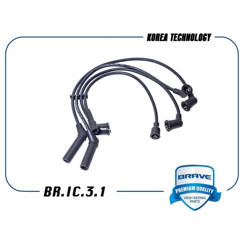 BRAVE BRIC31 Высоковольтные провода силикон 96256433 BR.IC.3.1 Matiz, Spark дв. 0,8л трамблер