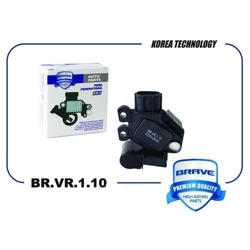 BRAVE BRVR110 Реле генератора 37370-2B300 BR.VR.1.10 Solaris 10-, IX35, I30, Rio 10-, CEED 09-,Cerato