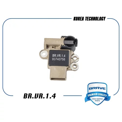 BRAVE BRVR14 Реле генератора 93740756 BR.VR.1.4  Aveo T200/T250 03-, Kalos 03-, Lacetti 3-х конт.