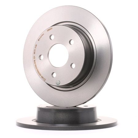 BREMBO 08B60111 Диск тормозной задний невентилируемый 280мм