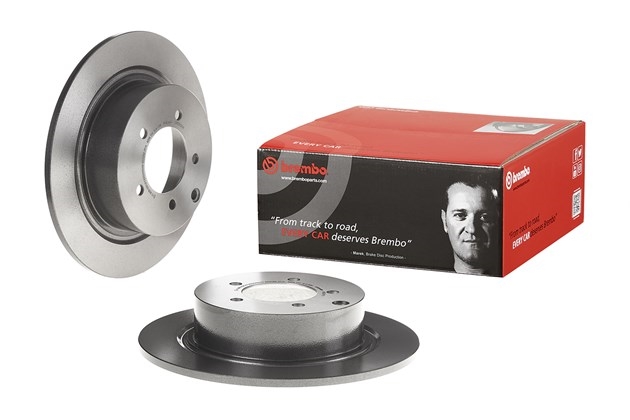 BREMBO 08C24711 Диск торм. зад.[302x10] 5 отв.