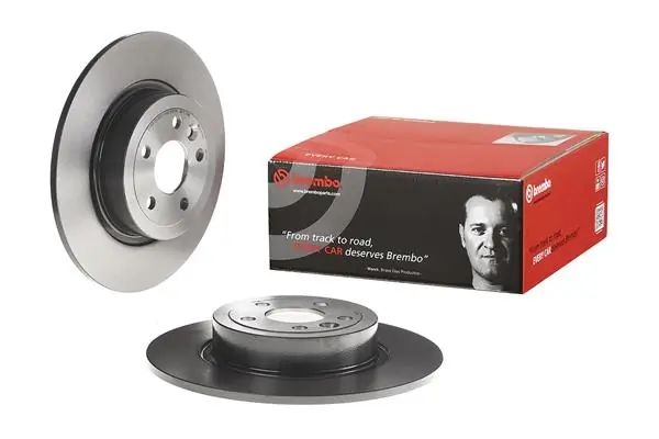 BREMBO 08C30111 Диск тормозной LAND ROVER EVOQUE 15- задний D 317мм.