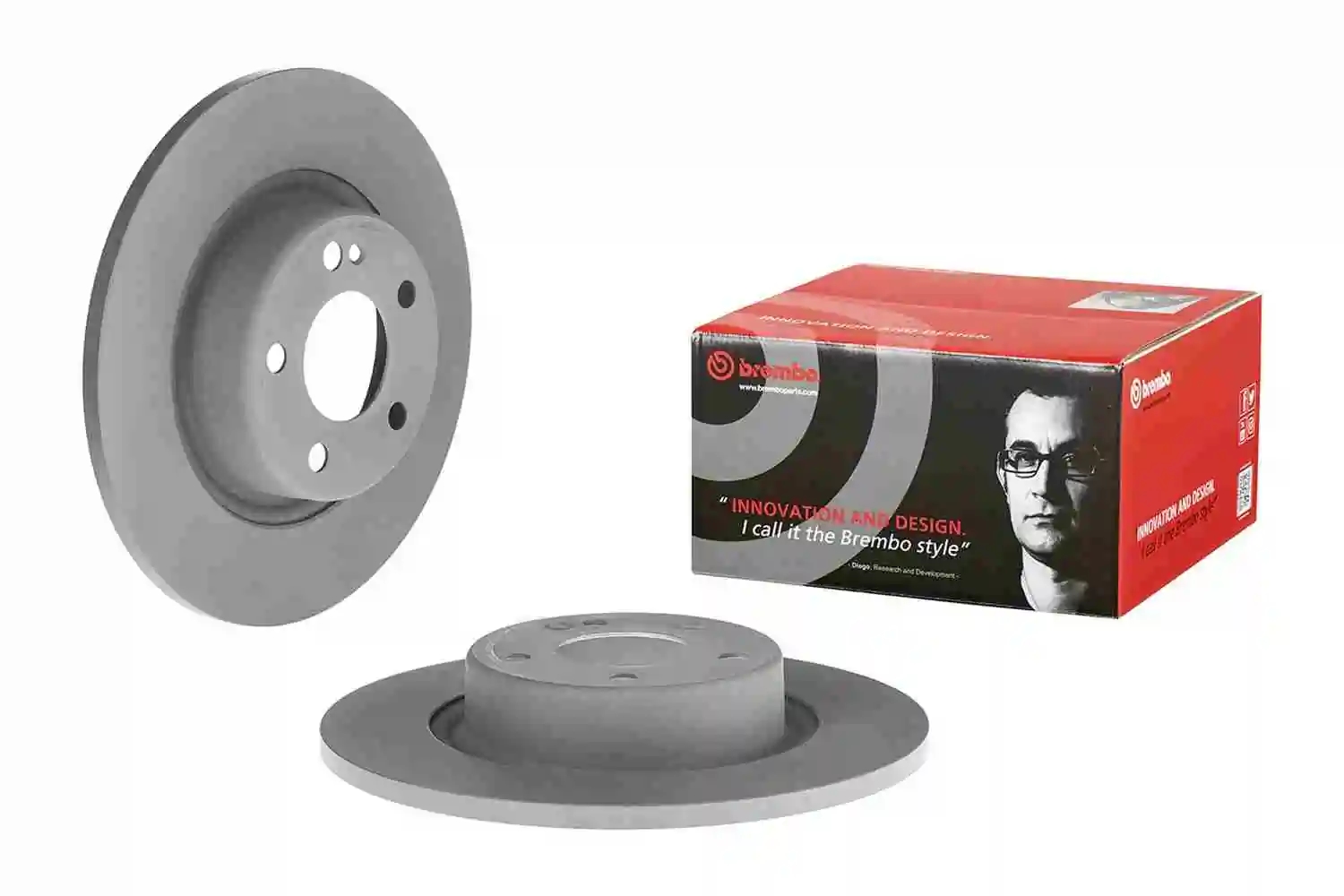 BREMBO 08D53013 Диск тормозной MERCEDES W205 13- задний D 300мм.
