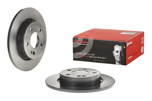BREMBO 08D75811 Диск тормозной MERCEDES A (W177) 18-/CLA (C118) 19- задний D 276мм.