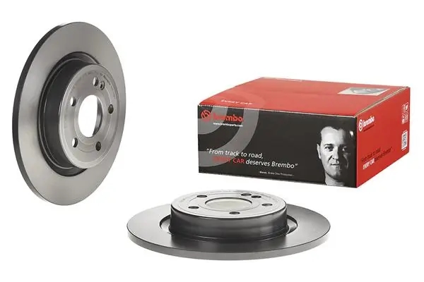 BREMBO 08D75911 Диск тормозной MERCEDES A (W177) 18-/CLA (C118) 19-/GLA 20- задний D 295мм.