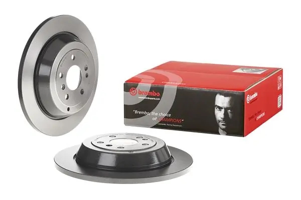 BREMBO 08R10111 Диск тормозной MERCEDES ML W164/R W251 280-350 05- задний не вент. D 330мм.