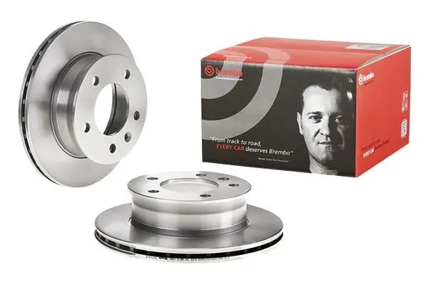 BREMBO 09731414 Диск торм. пер.вент.[276x22] 5 отв.