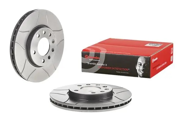 BREMBO 09762975 Диск тормозной передний вентилируемый Max 280мм