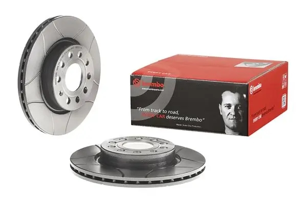 BREMBO 09916775 Диск тормозной передний вентилируемый Max 280мм