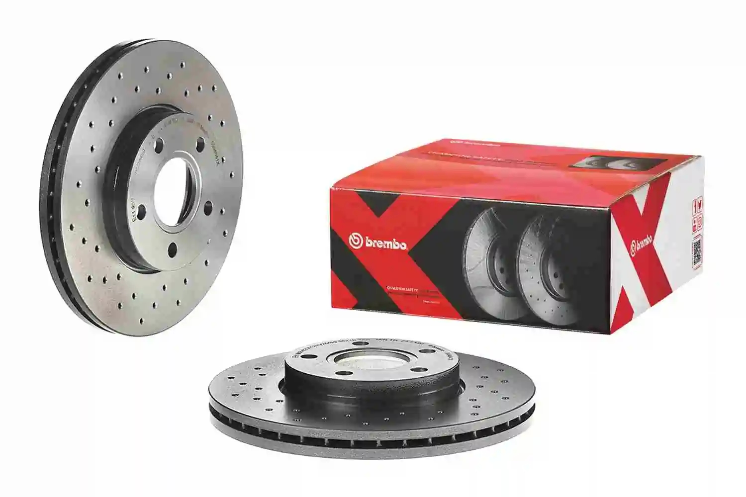 BREMBO 0994641X Диск тормозной передний вентилируемый Xtra 278мм