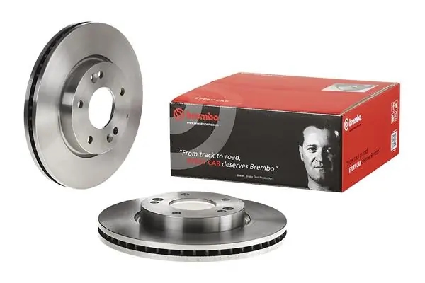 BREMBO 09957440 Диск тормозной передний вентилируемый 280мм