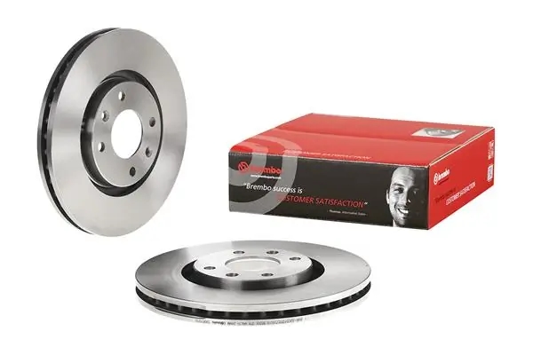 BREMBO 09961910 Диск торм. пер.вент.[283x26] 4 отв.