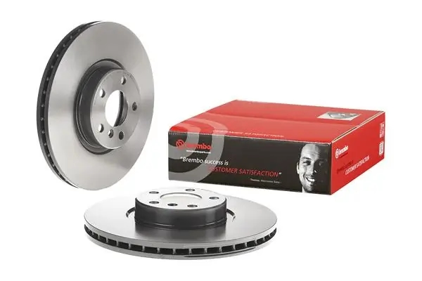 BREMBO 09992211 Диск тормозной передний вентилируемый 348мм