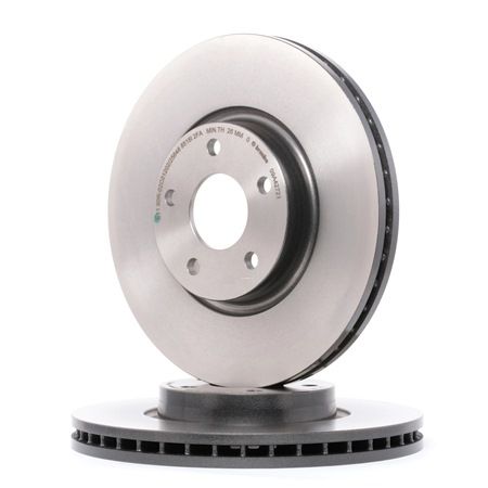 BREMBO 09A42721 Диск тормозной передн, FORD: MONDEO IV 1.6 EcoBoost/1.6 TDCi/1.6 Ti/1.8 TDCi/2.0/2.0 EcoBoost/2.0 Flexifuel/2.0 LPG/2.0 SCTi/2.0 TDCi/2.2 TDCi/2.3/2.5 07-, MONDEO IV