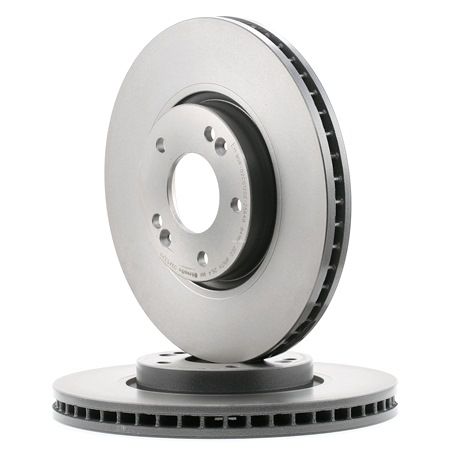 BREMBO 09A53211 Диск тормозной передний HYUNDAI (BEIJING) ix35 (LM) 04/10-> / HYUNDAI (BEIJING) MISTRA (CF) 11/13->
