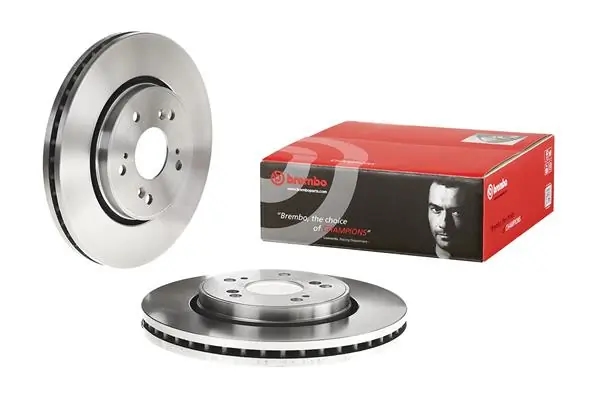 BREMBO 09A86610 Диск торм. пер.вент.[293x28] 5 отв.