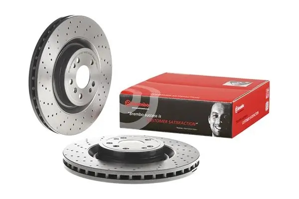 BREMBO 09A95821 Диск тормозной UV Coated | перед |
