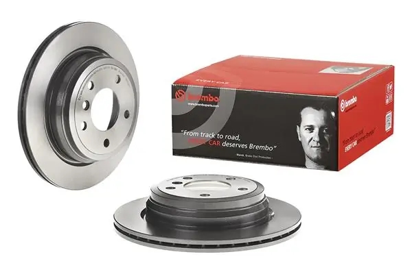 BREMBO 09B33821 Диск тормозной задний вентилируемый 300мм