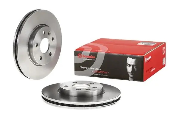 BREMBO 09B35510 Диск торм. пер.вент.[276x26] 5 отв.