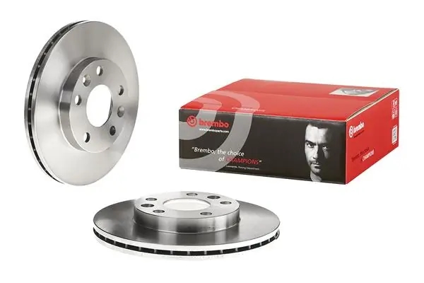 BREMBO 09B46310 Диск тормозной передний вентилируемый 269мм