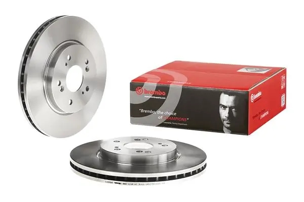 BREMBO 09B64810 Диск тормозной передний вентилируемый 296мм