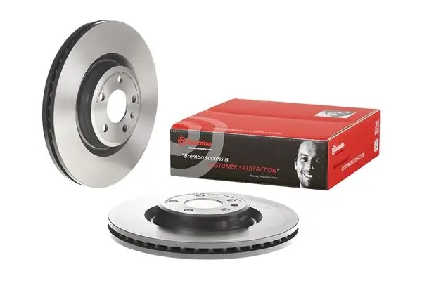 BREMBO 09B97011 Диск тормозной передний вентилируемый PVT 345мм