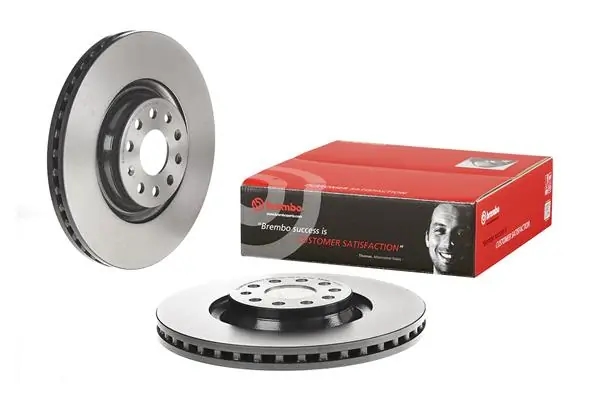 BREMBO 09C30611 Диск тормозной SKODA KODIAQ/SUPERB/VW PASSAT/TIGUAN передний вент.D 340мм.