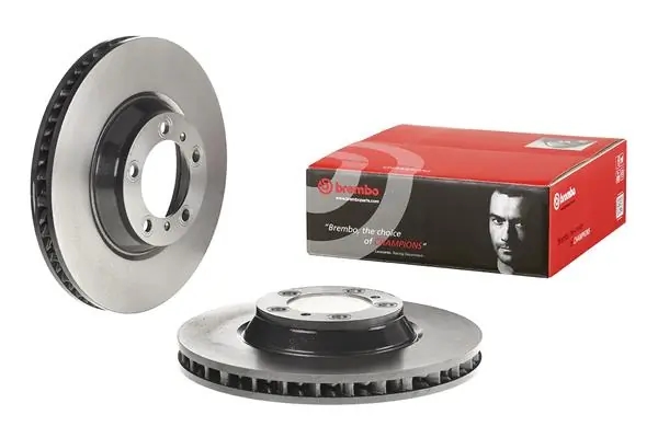 BREMBO 09C98621 Диск тормозной PORSCHE CAYENNE III 17- передний прав. D 350мм.