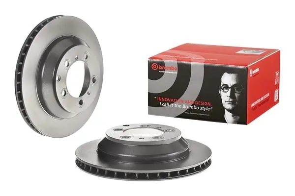 BREMBO 09C98821 Диск тормозной PORSCHE CAYENNE 17- задний вент. D=330мм.
