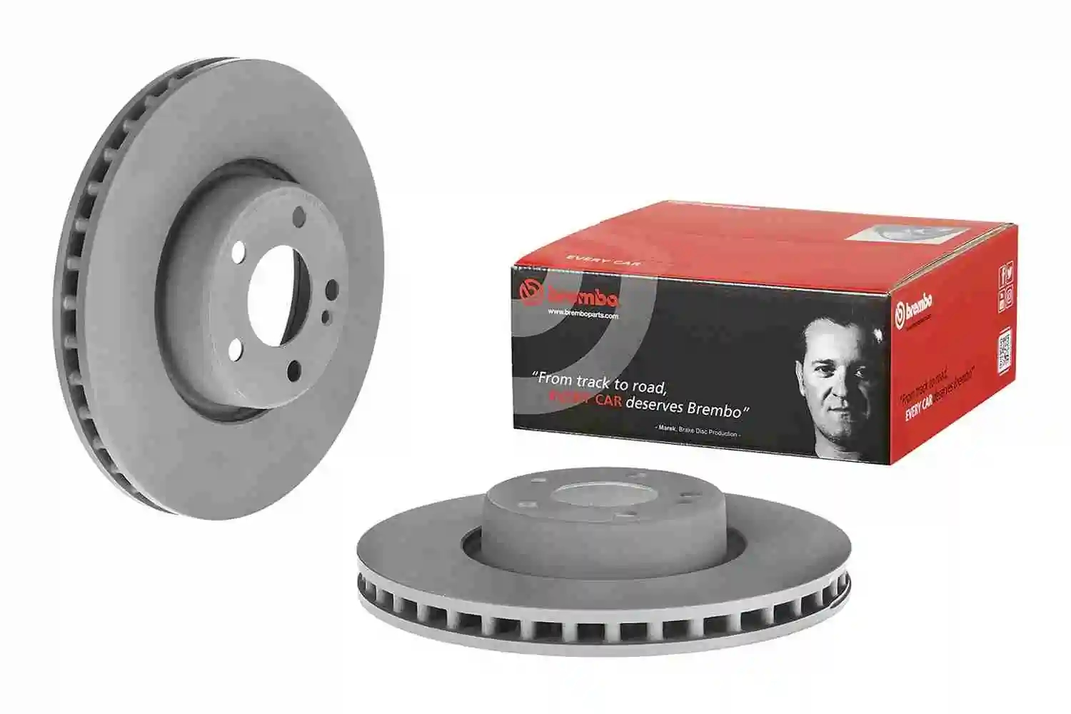 BREMBO 09D52713 Диск тормозной MERCEDES W205 14- передний вент.D 318мм.