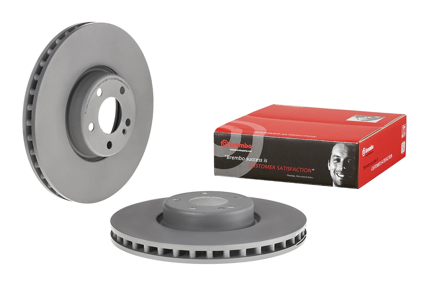 BREMBO 09D52913 Диск тормозной MERCEDES W213/GLC (X253/C253) передний вент.D 342мм.