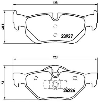 BREMBO P06038 Колодки тормозные дисковые