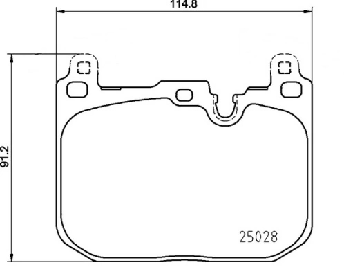 BREMBO P06110 Колодки тормозные BMW X2 F39 12- передние