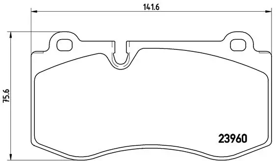 BREMBO P50074 Колодки тормозные MERCEDES W221/W211/C219/C216/R230 передние