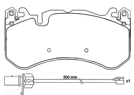 BREMBO P50127 Колодки торм. пер.