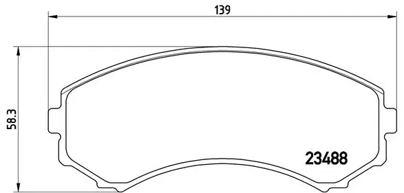 BREMBO P54029 Колодки тормозные дисковые передн, FORD AUSTRALIA: ECONOVAN 1.8 i/2.0/2.0 i 00-06   MAZDA: E-SERIE вэн 2.0 i 99-01   MITSUBISHI: GRANDIS 2.0 DI-D/2.4 03-, PAJERO III Canvas Top