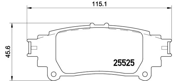 BREMBO P83132 Колодки тормозные дисковые | зад |