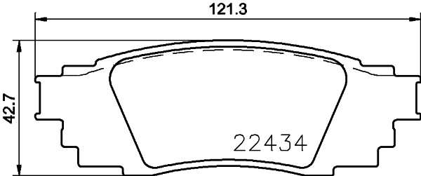 BREMBO P83160 Колодки тормозные LEXUS RX 15- задние