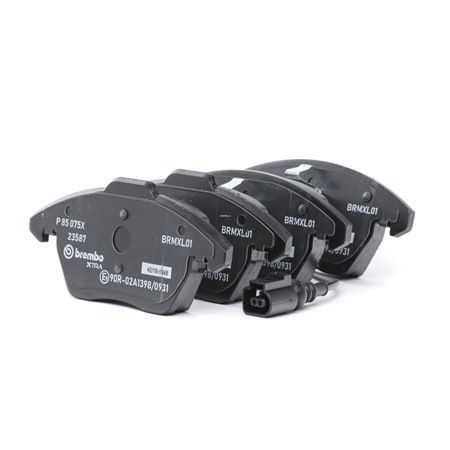 BREMBO P85075X Колодки тормозные дисковые передние AUDI A1 (8X1, 8XK) 05/10-10/18 / AUDI A1 Sportback (8XA, 8XF) 09/11-10/18 / AUDI A3 (8P1) 05/03-12/13 / AUDI A3 Convertible (8P7) 04/08-05/13