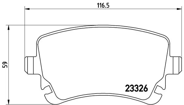 BREMBO P85076 Колодки тормозные дисковые