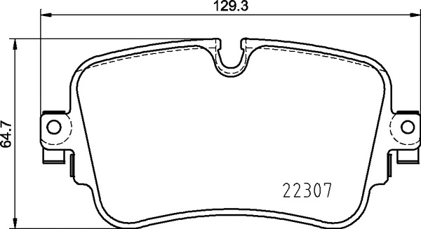 BREMBO P85161 Колодки тормозные дисковые задние