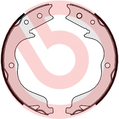 BREMBO S61542 Колодки тормозные барабанные задние CITRO?N C-CROSSER (VU , VV ) 02/07-12/12 / CITRO?N C-CROSSER ENT
