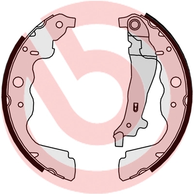 BREMBO S68546 Колодки барабанные renault logan mcv/ largus 09=>