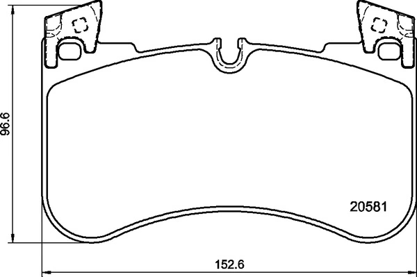 BREMBO P44029 Колодки тормозные LAND ROVER RANGE ROVER IV 12-/ DISCOVERY V 16- передние